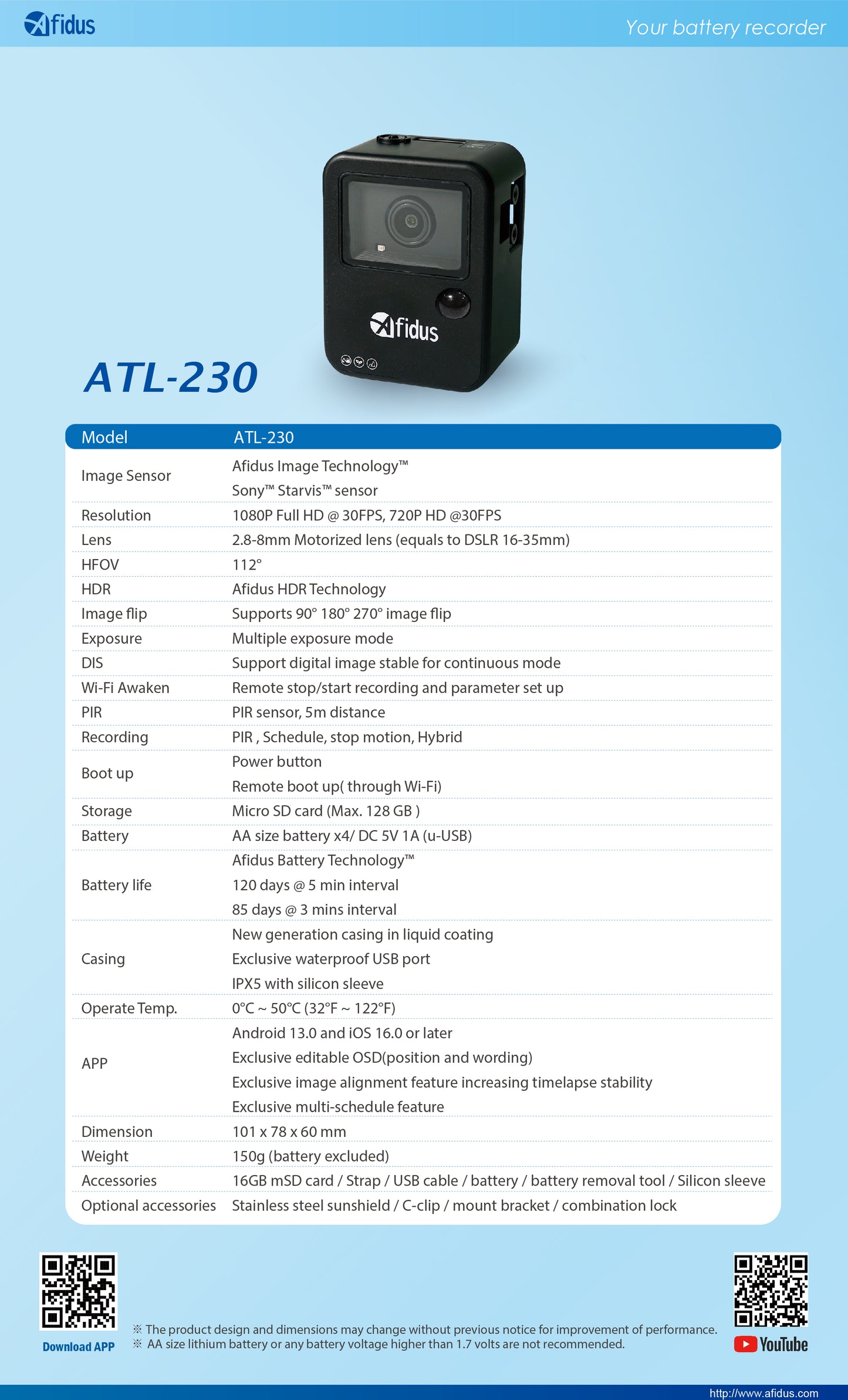 Timelapse Camera ATL-230